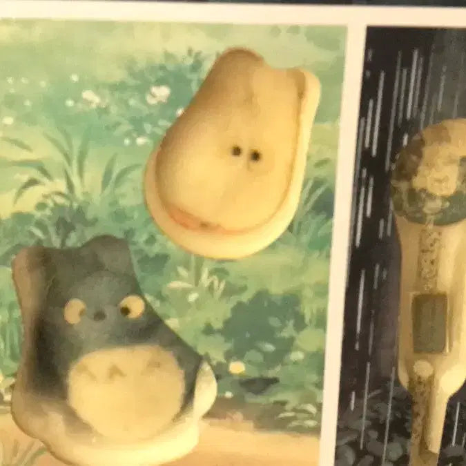 [BUNJANG] Vintage 1990s Studio Ghibli My Neighbor Totoro Large, Medium, and Small Figures with Catbus Plush Toy / 초초레어! 일본 1990s 고전 토토로 대중소토토로 네코 고양이버스 인형