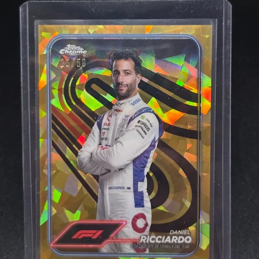 [BUNJANG] 2024 Topps Chrome Sapphire F1 Daniel Ricciardo Gold Card Scuderia / 2024 탑스 크롬 사파이어 F1 다니엘 리카르도 골드 카드 스쿠데리아