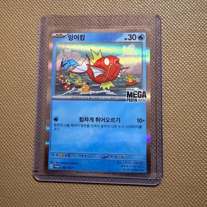 [BUNJANG] Magikarp Promo Card SSS Grade / 잉어킹 프로모 SSS급 판매