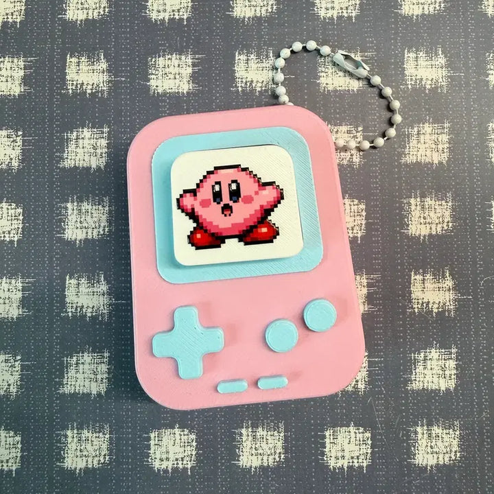 [BUNJANG] Kirby Clicker Keycap Keyring / 커비 키캡 클리커 키링