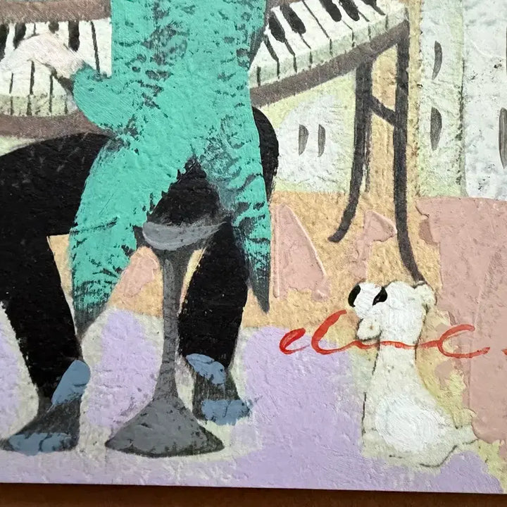 [BUNJANG] Choo Mi-hyun Western Painting "Lovers" / 서양화 연인 추미현작