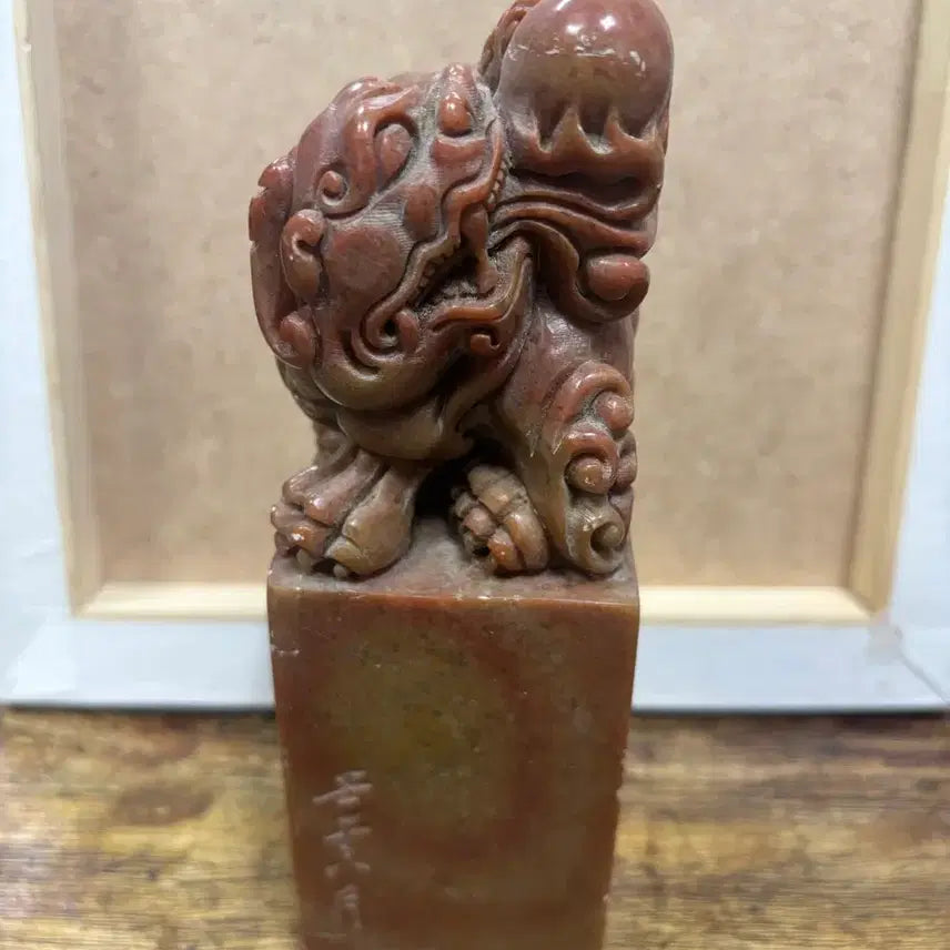 [BUNJANG] Soosanseok Haechi Seal / 수산석 해태 인장