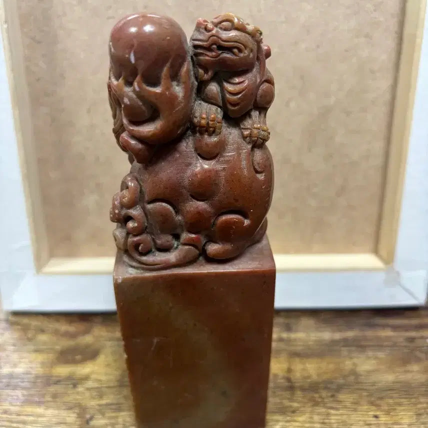 [BUNJANG] Soosanseok Haechi Seal / 수산석 해태 인장