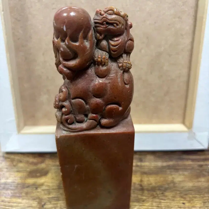 [BUNJANG] Soosanseok Haechi Seal / 수산석 해태 인장