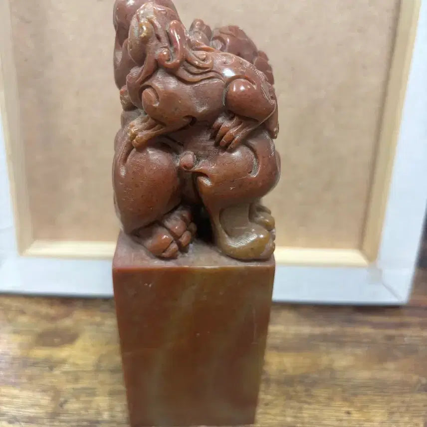 [BUNJANG] Soosanseok Haechi Seal / 수산석 해태 인장