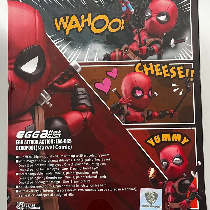[BUNJANG] Beast Kingdom Egg Attack Action Deadpool Figure Set (EAA-065) / [정품&amp;박스보관] 비스트 킹덤 - 데드풀 피규어 세트