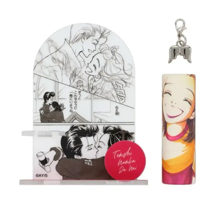 [BUNJANG] Tian Shi A Ni Ya Lipstick Acrylic Stand Set / 천사가아니야 굿즈 립스틱 아크릴스텐드 세트 야자와이이