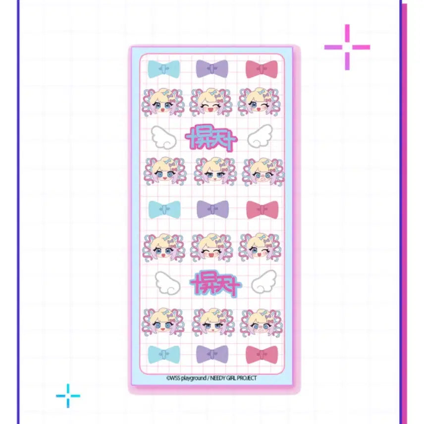 [BUNJANG] Need a Girl Overdose Choten-chan Pukkuri Seal Sticker / 니디걸오버도즈 쵸텐쨩 풋쿠리 씰 스티커