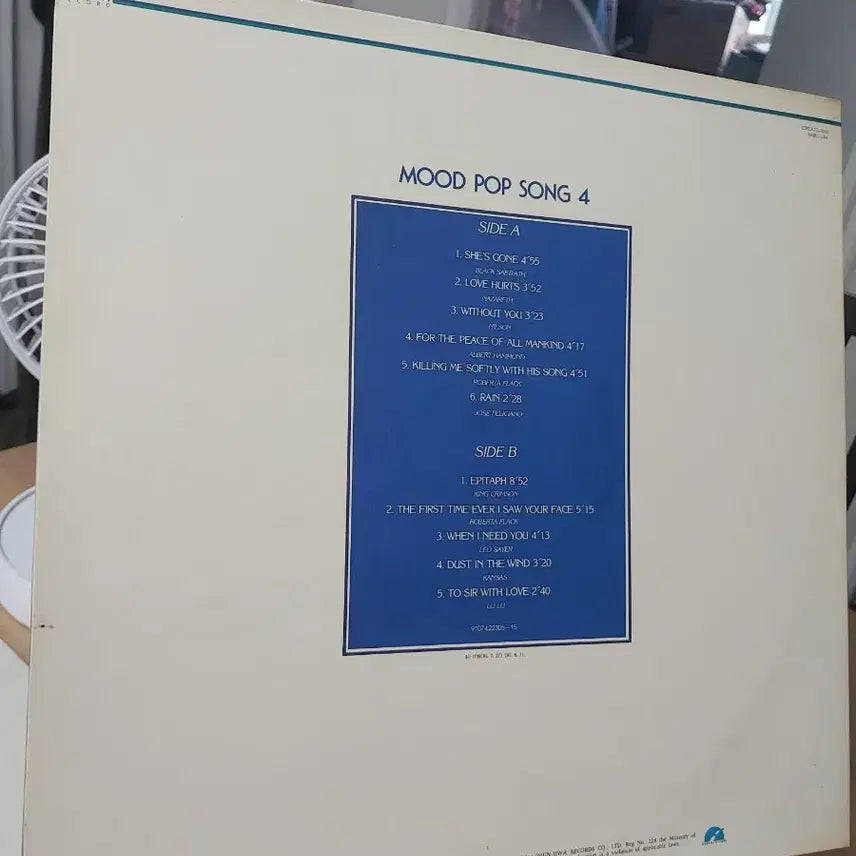 [BUNJANG] Various Artists Pop Song Vol. 4 Shells Gone / Epitaph LP / 문화 무드 팝 송 4집 쉘즈 곤 / 에피타프 LP