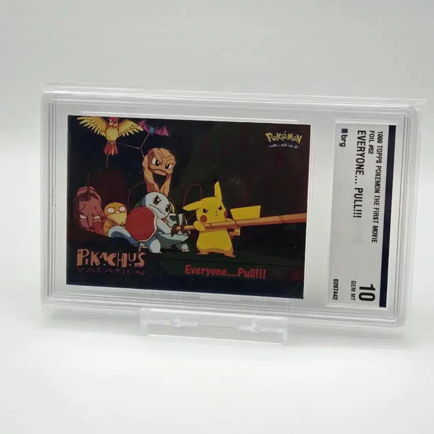 [BUNJANG] 1999 Topps Pokémon Everyone...Pull!!! (Foil) BRG / 1999 탑스 포켓몬 Everyone...Pull!!!(Foil) BRG