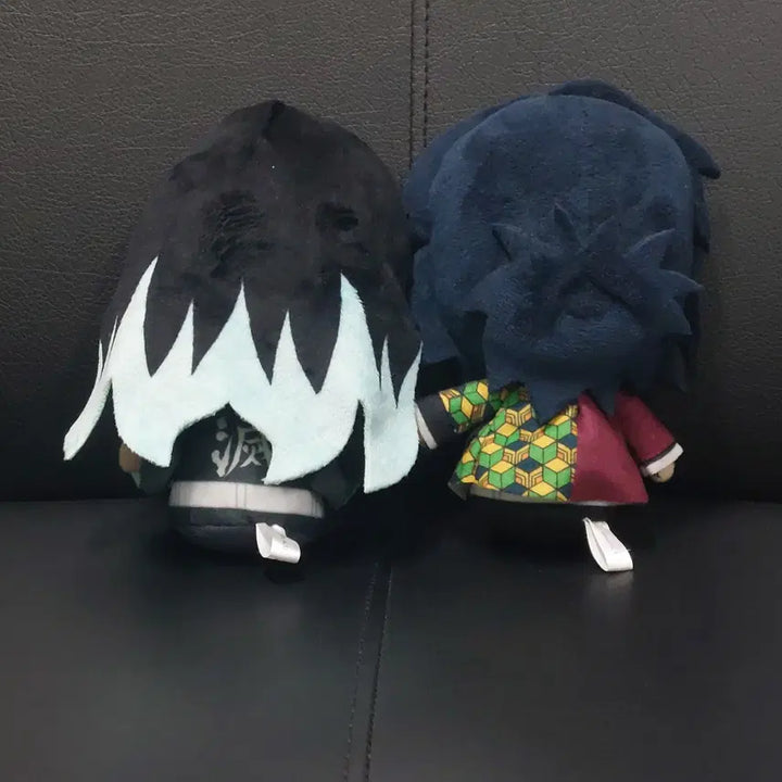 [BUNJANG] Demon Slayer Muichiro Tokito &amp; Giyu Tomioka Plush Set (20cm) / 귀멸의 칼날 무이치로 기유 봉제인형 20cm 일괄