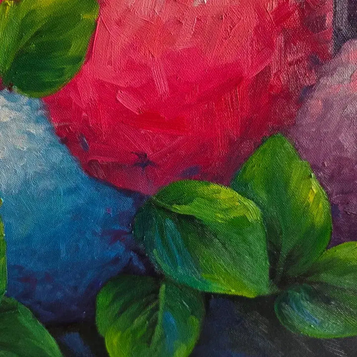 [BUNJANG] Oil Painting Hydrangea Artwork / 유화  수국그림