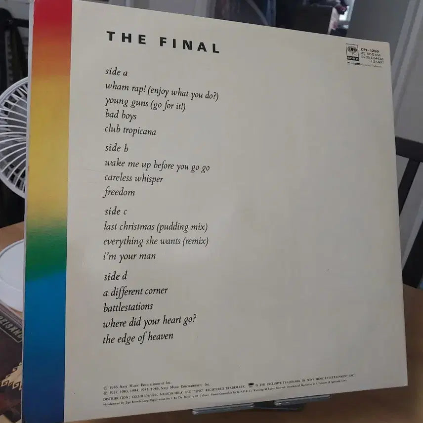 [BUNJANG] WHAM! LP Vinyl Record / WHAM! LP 바이닐 레코드