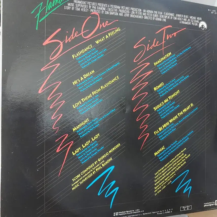 [BUNJANG] Flashdance Original Soundtrack LP / 플래시댄스 오리지널 사운드트랙 LP