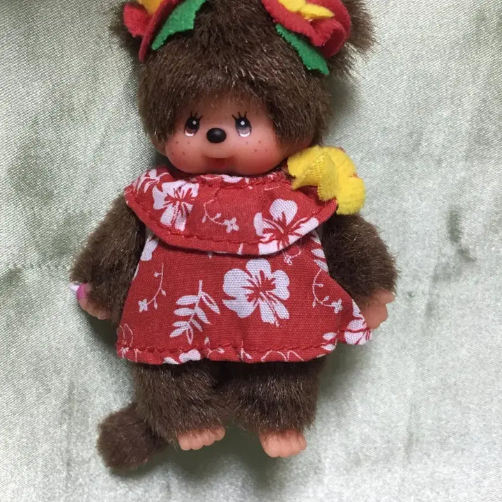 [BUNJANG] Hawaiian Monchhichi Mini Keychain Strap / 하와이안 몬치치 미니 키링 스트랩