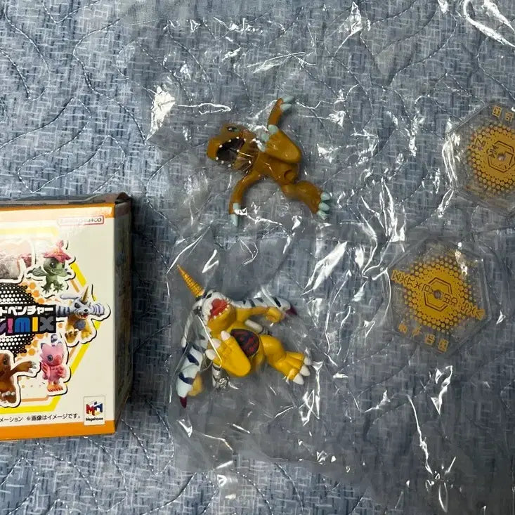 [BUNJANG] Digimon Digicolle Agumon &amp; Gabumon Set (Sealed) / 디지몬 디지코레 아구몬,파피몬 세트 미개봉