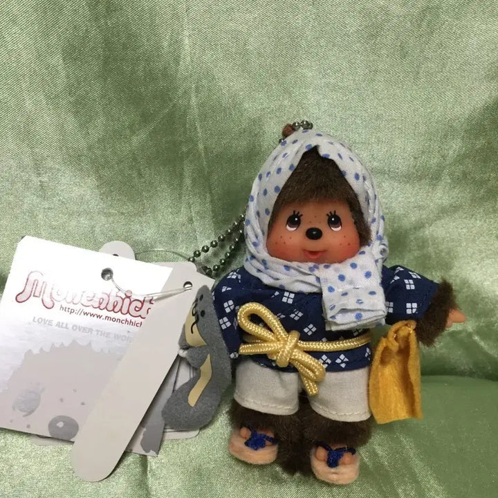 [BUNJANG] Monchhichi Loach Mini Keychain / 미꾸라지 몬치치 미니 키체인