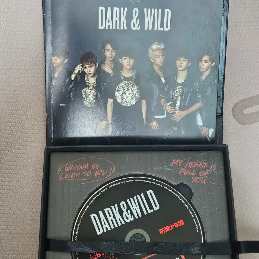 [BUNJANG] BTS Dark &amp; Wild Autographed Album (Not for Sale) / 방탄소년단 다크앤와일드 dark and wild 비매 친필 사인 앨범