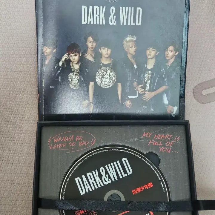 [BUNJANG] BTS Dark &amp; Wild Autographed Album (Not for Sale) / 방탄소년단 다크앤와일드 dark and wild 비매 친필 사인 앨범