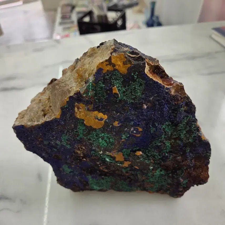 [BUNJANG] Moroccan Azurmalachite Raw Stone / 모로코 남공작석