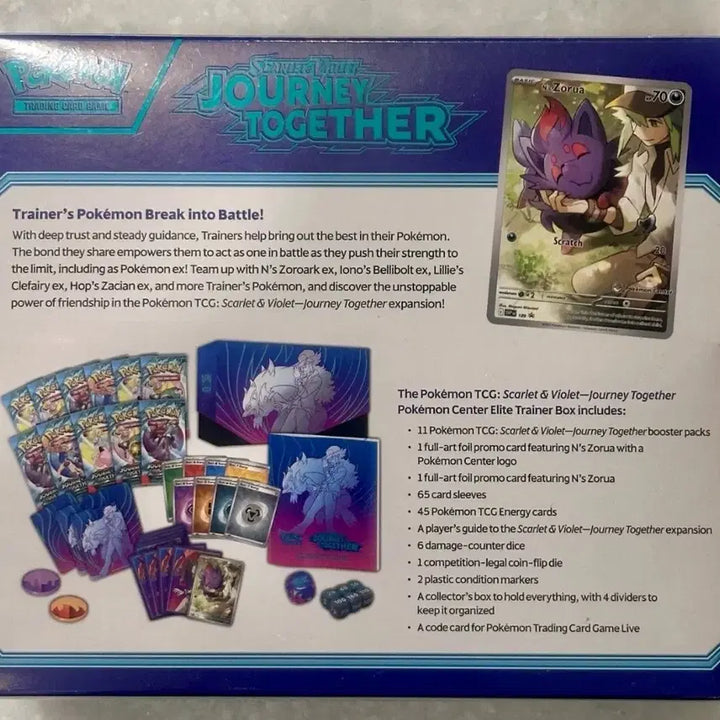 [BUNJANG] Pokemon Center Journey Together Elite Trainer Box (Sealed) / 미개봉 포켓몬센터 journey together ETB