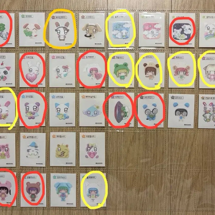 [BUNJANG] HooHooi Sticke Collection Trade / 후후이 띠부씰 교환 업데이트