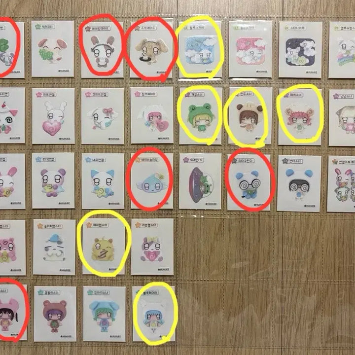 [BUNJANG] HooHooi Sticke Collection Trade / 후후이 띠부씰 교환 업데이트