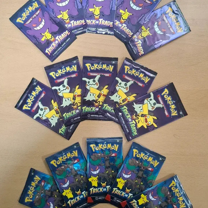 [BUNJANG] Pokemon North America Halloween Full Set Booster Packs 2022-2024 / 포켓몬/북미 할로윈 22,23,24 전종 팩 판매^^