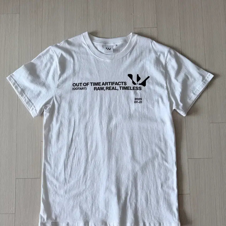 [BUNJANG] WOODZ Cho Seung Youn OHTAKD Logo Discharge Short-Sleeved T-Shirt L / 우즈 조승연 오오타드 로고 전역 반팔 티셔츠 L