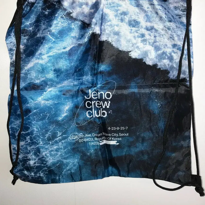 [BUNJANG] NCT DREAM Jeno Yed Crew Club Exhibition Gym Sack Bag / 엔시티드림 제노 짐색 가방 예드크루클럽 뮤즈님 전시회 굿즈 양도 판매