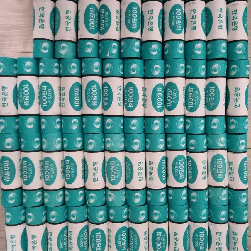 [BUNJANG] 2016 100 KRW Coin Roll (40 Rolls) / 2016년백원동전(주화)