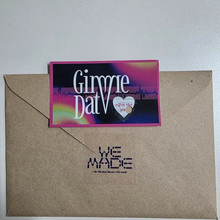 [BUNJANG] G)I-DLE G)I-DLE Missed Me? Lucky Draw Postcard / 아이들 김미댓럽 공방 럭키드로우 엽서