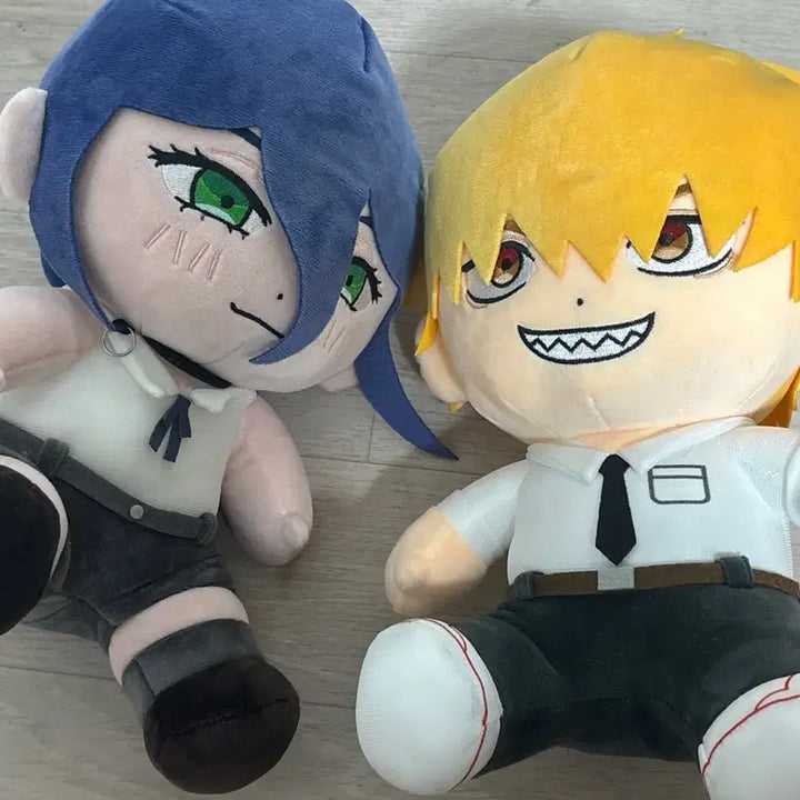 [BUNJANG] Chainsaw Man Denji &amp; Reze 2-Figure Bundle Set / 일괄) 체인소맨 덴지 레제 인형 2종