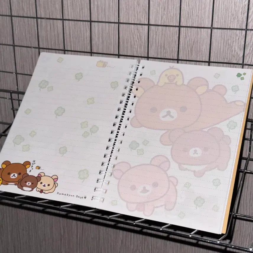 [BUNJANG] Chairoiko Kuma Kuma Kyun Days B6 Notebook / 차이로이코구마 쿠마큥데이즈 노트 B6