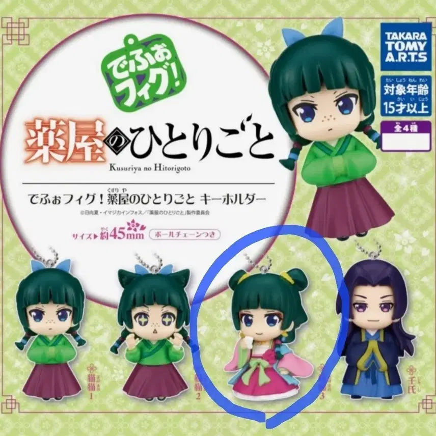 [BUNJANG] The Apothecary Diaries Mao Mao Depofigure Keychain (Sealed) / 미개봉) 약사의 혼잣말 마오마오 데포피그 가챠 팝니다.