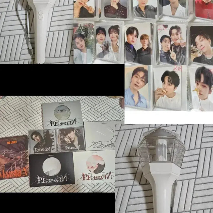 [BUNJANG] Monsta X Lightstick Photocard Album Set / 몬스타엑스 응원봉 포토카드 앨범 세트