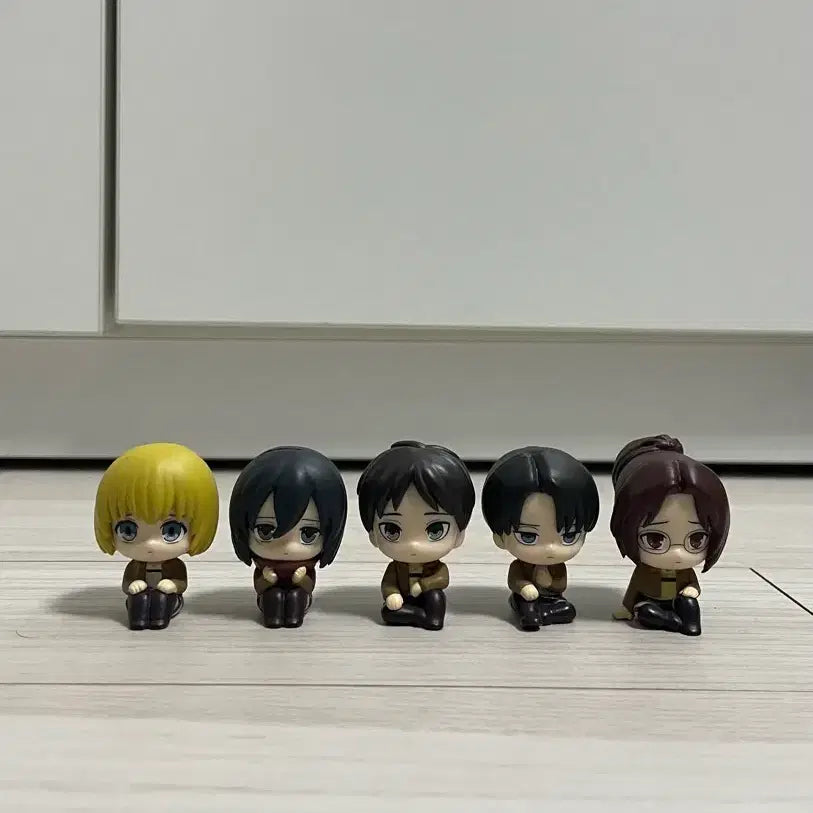 [BUNJANG] Attack on Titan Machi Bouke Gacha Set (5 Types) / 진격의 거인 마치보우케 언제오려나 가챠 5종 세트