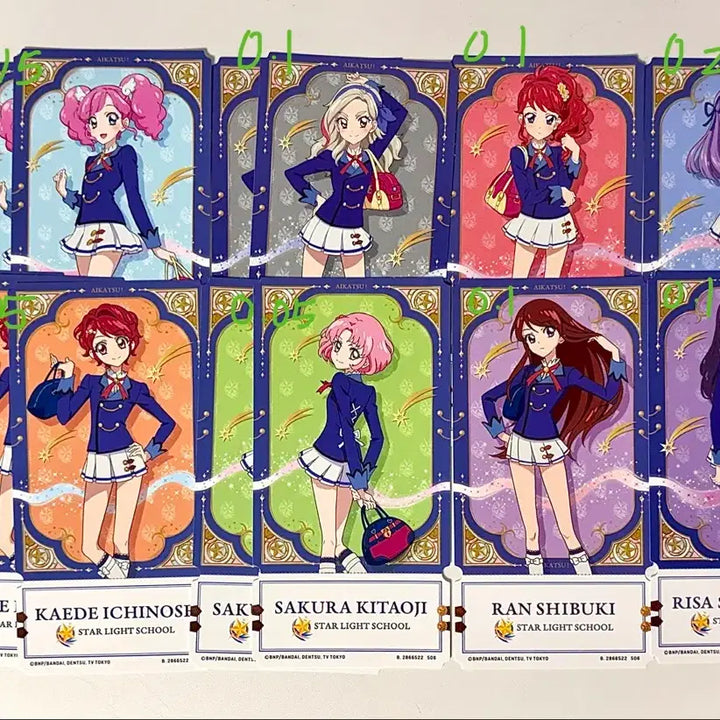 [BUNJANG] Aikatsu Ticket-Like Cards - Set 1 &amp; 2 / 아이카츠 티켓라이크 1탄 2탄 판매