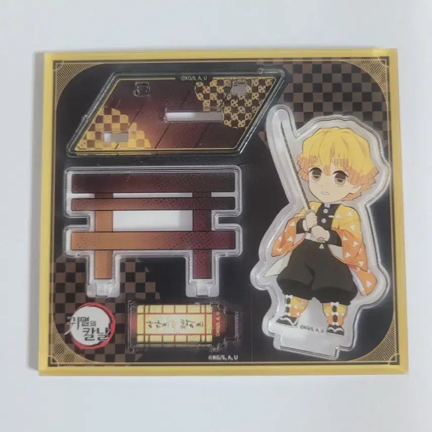 [BUNJANG] Demon Slayer Zenitsu Mini Acrylic Stand / 귀멸의 칼날 팝업 젠이츠 미니 아크릴