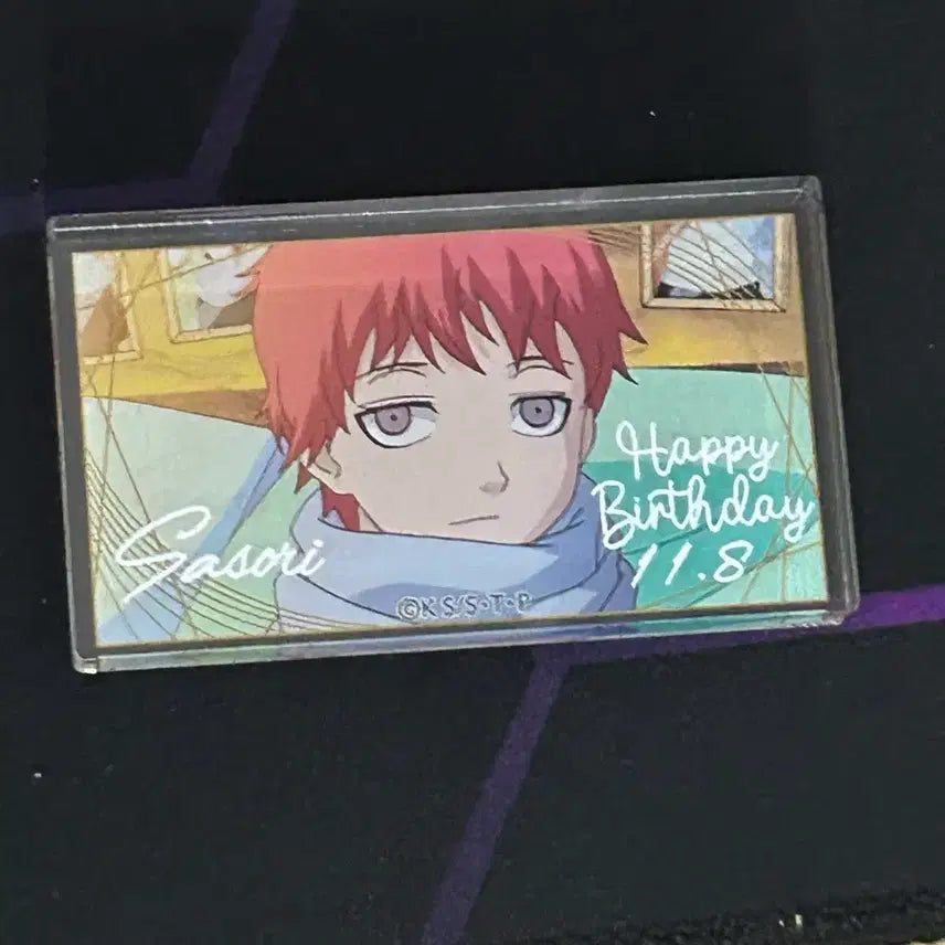 [BUNJANG] Naruto Sasori Birthday Acrylic Card / 나루토 사소리 생일 아크릴 카드 양도