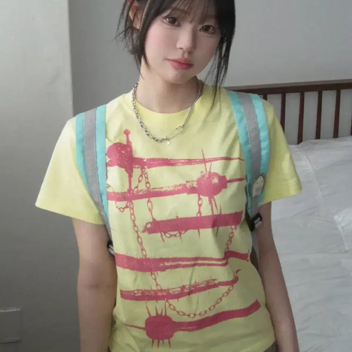 [BUNJANG] HyunXGraver Short-Sleeve T-Shirt / 휘연X그레이버 반팔티