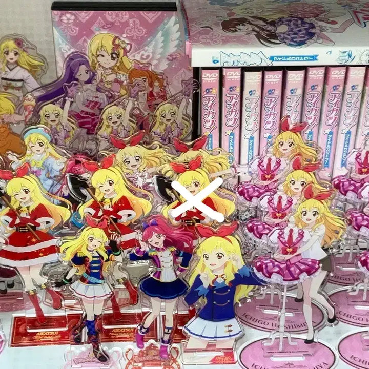 [BUNJANG] Aikatsu! Ichigo Hoshimiya &amp; Ringo Acrylic Standee Bundle / 아이카츠 아이엠스타 호시미야 이치고 라임 위주 아크릴 대량 양도