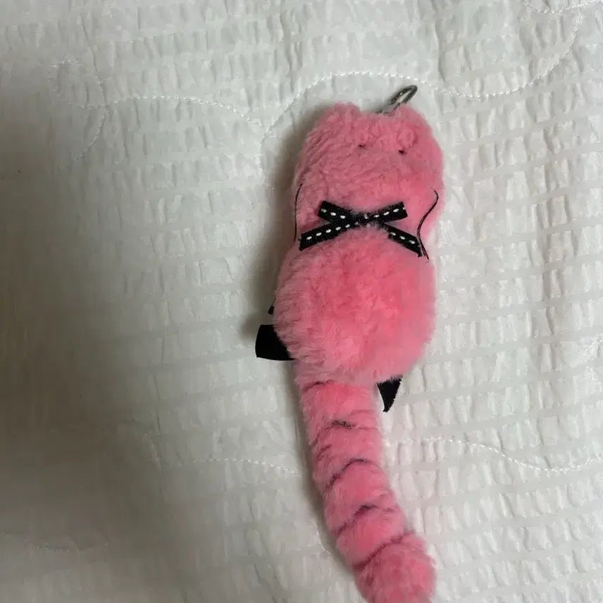 [BUNJANG] Pink Cat Plush Keychain / 나만없어고양이