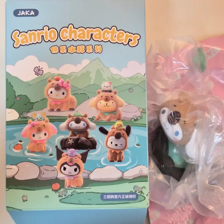 [BUNJANG] Sanrio Cinnamoroll Capybara Figure (Sealed) / [미개봉] 산리오 랜덤 피규어 > 시나모롤 카피바라 피규어