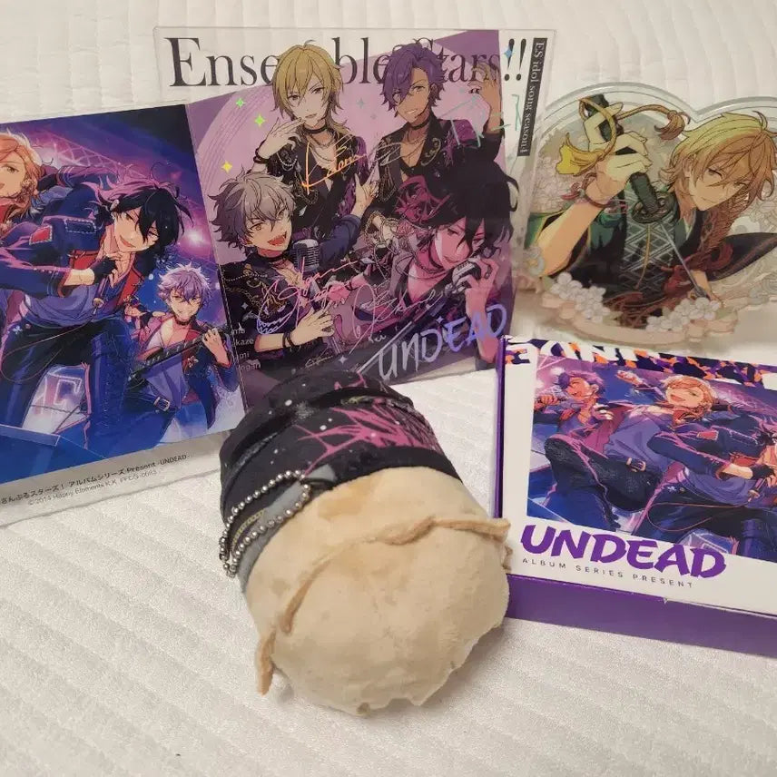 [BUNJANG] Ensemble Stars UNDEAD Kaoru Rei Adonis Koga Bundle Set Heart Acrylic Album Plush / 앙스타 언데드 일괄 카오루 레이 아도니스 코가 유사하트아크릴 앨범 누이