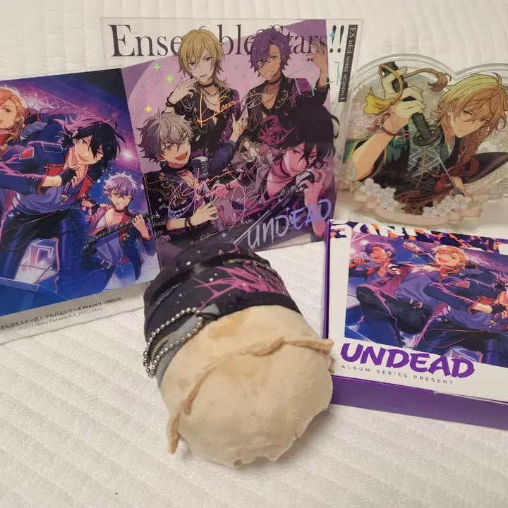 [BUNJANG] Ensemble Stars UNDEAD Kaoru Rei Adonis Koga Bundle Set Heart Acrylic Album Plush / 앙스타 언데드 일괄 카오루 레이 아도니스 코가 유사하트아크릴 앨범 누이