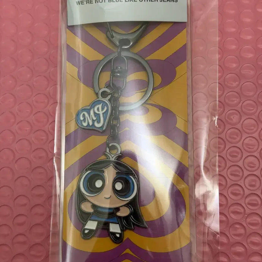 [BUNJANG] NewJeans x Powerpuff Girls Official Metal Keyring Set / 뉴진스 x 파워퍼프걸 공식 메탈 키링