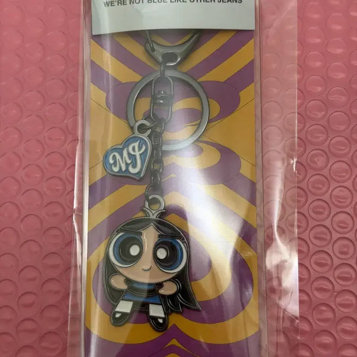 [BUNJANG] NewJeans x Powerpuff Girls Official Metal Keyring Set / 뉴진스 x 파워퍼프걸 공식 메탈 키링
