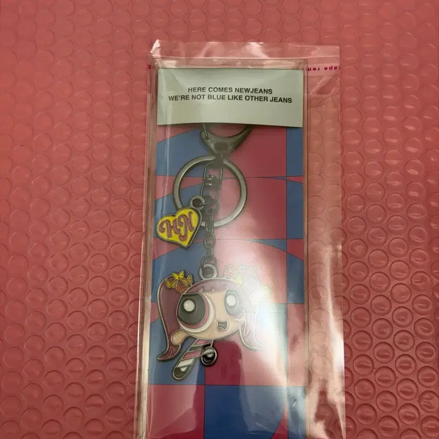 [BUNJANG] NewJeans x Powerpuff Girls Official Metal Keyring Set / 뉴진스 x 파워퍼프걸 공식 메탈 키링