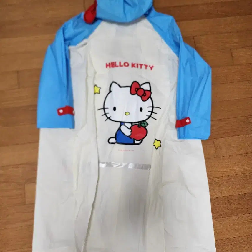[BUNJANG] Authentic Hello Kitty Raincoat &amp; Bag Set / 정품 헬로키티 우비가방세트 새상품